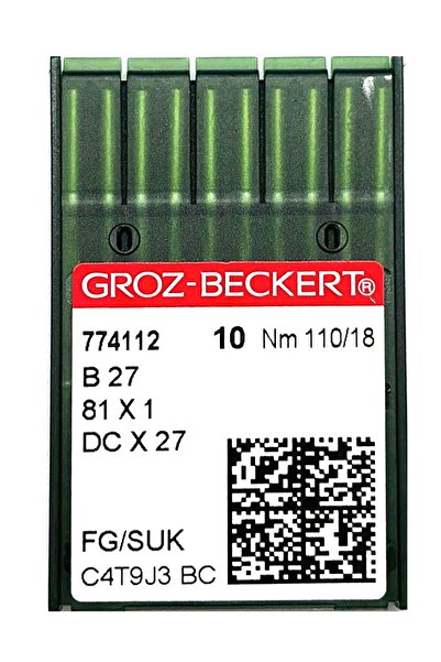 Groz Beckert DC-27 Overlok Makinesi İğnesi NO:18
