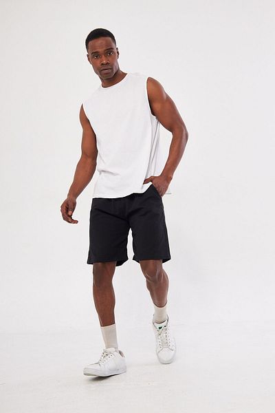 pandy Unisex σορτς 3 τεμαχίων μαύρο γκρι ανθρακί
