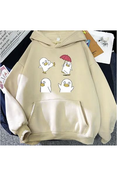 LA GULER Gintama Elizabeth Printed Unisex Oversize Hoodie - 3 νήματα 100% βαμβάκι