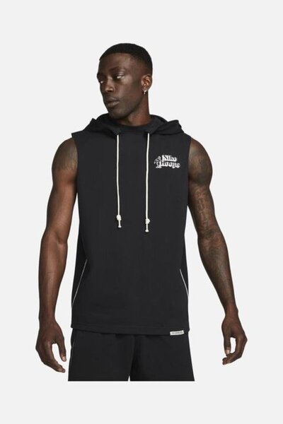Nike NİKE DRİ-FIT BASKETBOL KESİM KAPÜŞONLU KOLSUZ ÜST