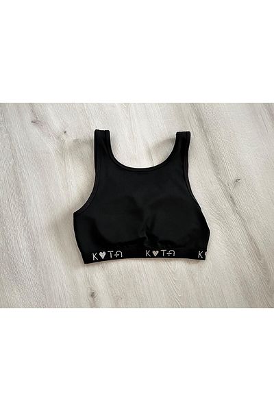 ParisTrend Women's Padded Wide Strap Sports Bustier