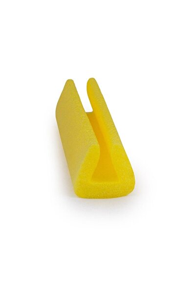 YGTAMBALAJ 1 Metre 1 Adet U25 Sarı Köşe Koruyucu Sünger Profil Kenar Koruyucu