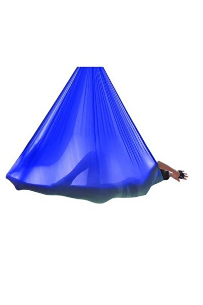 OmSiva مجموعة أرجوحة اليوجا الاحترافية باللون الأزرق غير قابلة للتمدد للرقبة ...