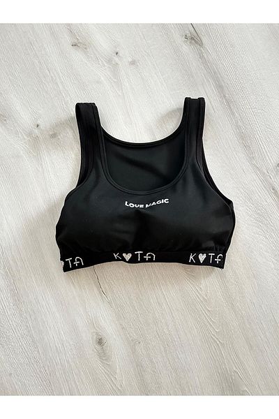 ParisTrend Women's Padded Wide Strap Sports Bustier