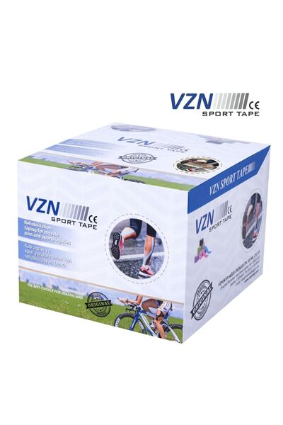 VZN Sport Tape Pembe Renk Kinezyo Sporcu Bandı Ağrı Bandı 5 Metre X 5 Cm