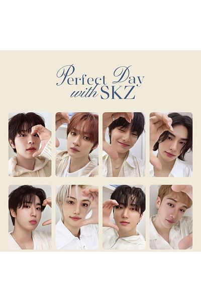 Kpop Dünyasi STRAY KIDS '' 2024 Season's Greetings Perfect Day'' Photocards Set