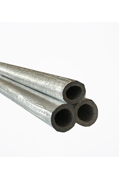 YGTAMBALAJ 60/10 Mm Polietilen Alüminyum Folyolu Izole Boru 2 Metre 1 Adet