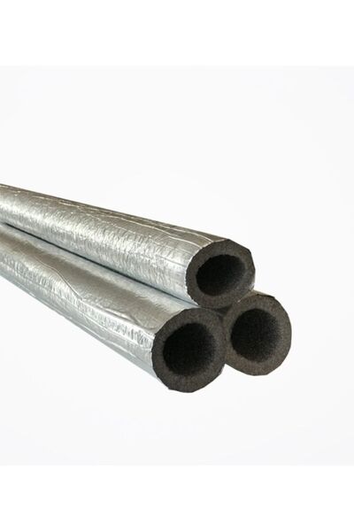 YGTAMBALAJ 60/10 Mm 4 Metre Polietilen Alüminyum Folyolu Izole Boru (2 METRE ...