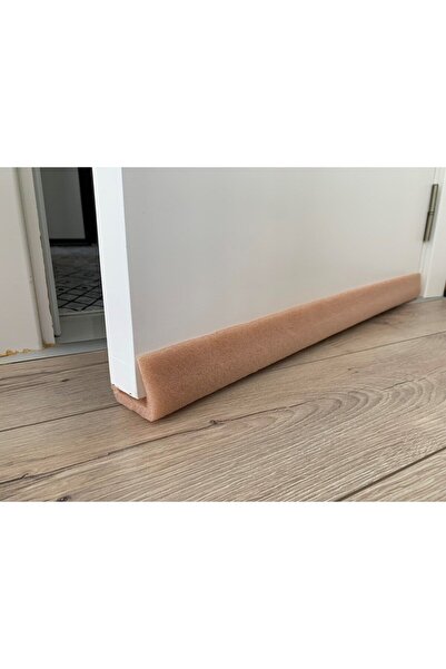 YGTAMBALAJ 1 Piece Brown Snap-on Under-Door Sponge Insulation Cold Air Cutter Anti-Dust