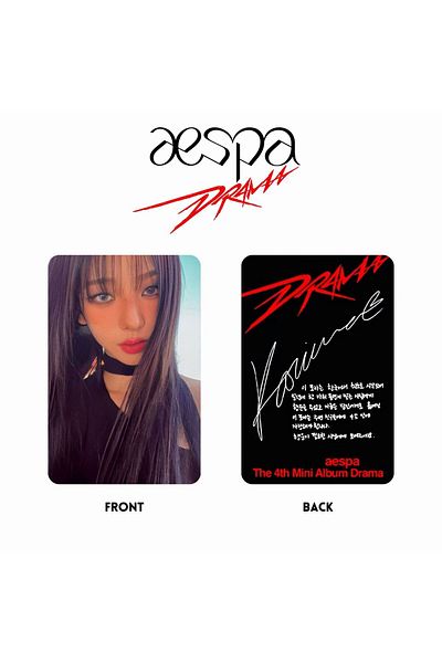 Kpop Dünyasi مجموعة ألبومات AESPA ''Drama'' للكمبيوتر الشخصي SMini Ver.