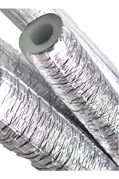 Uluçay 28/10 Mm 2 Metre Polietilen Alüminyum Folyolu Izole Boru Kılıfı (25 MM)
