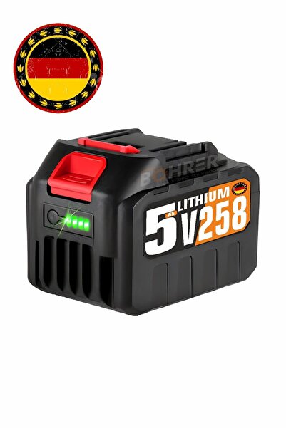 BÖHRER 15 Pilli V258 5ah Yedek Akü Batarya , Budama Testeresi,budama Makası Vb.