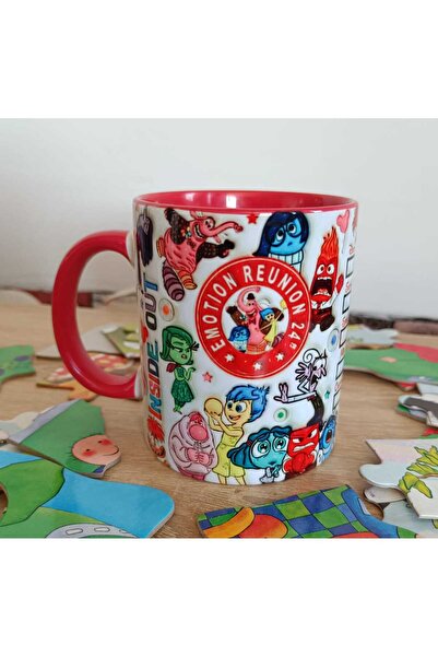 Mugs and love Inside Outside Ters Yüz Baskı Kupa