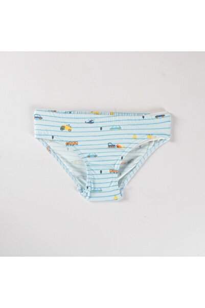 MADALİNA Erkek Çocuk Araba Desen 3lü Slip-külot