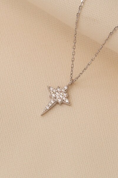 SilverTime 925 Ayar Minimal Kutup Yıldızı Kolye