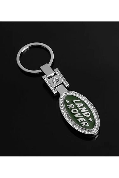RoseTR Land Rover Luxury Jewelled Metal Keychain - Discovery Defender