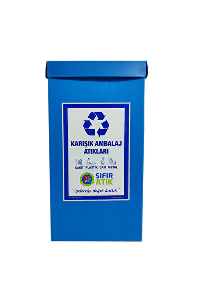 Keskin Tedarik Karışık Ambalaj Atık Toplama Kutusu / Sıfır Atık Kutusu