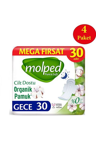 Molped Pure & Soft Mega Deal Night Ultra 120pcs