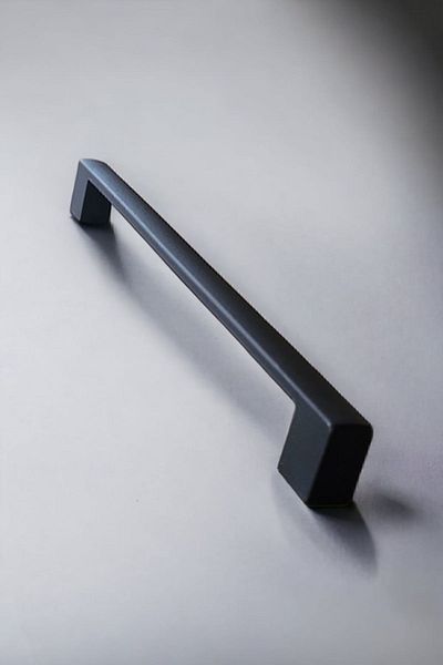 ABERTİCARET 192 mm Negru Mat Culoare Cuptor Pod - Mâner Mobilier Dulap