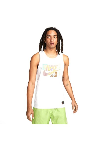 Nike Sportswear Festival Erkek Beyaz Günlük Stil Atlet FB9782-100