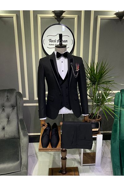 Terziayhan Full set of groom suits 018 model slimfit