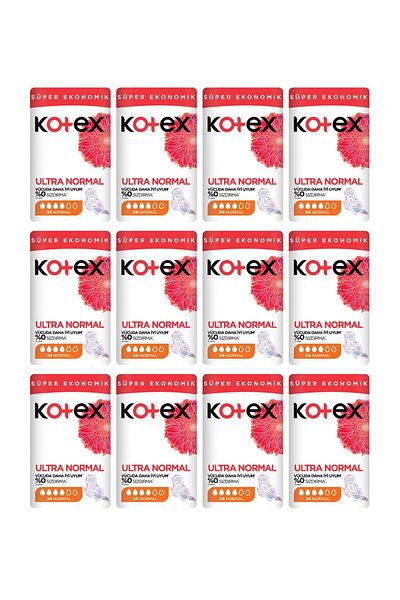 Kotex Ultra Super Economic Package Normal 24 X 12 Pack