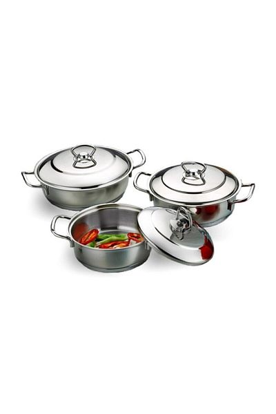 İnter Steel Egg Pan Set 6 Pieces