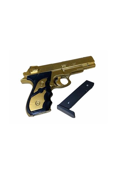 Numaca Metalik Parlak Sarı Boncuk Atan Tabanca Estetik Görünüş Kaliteli Plast...