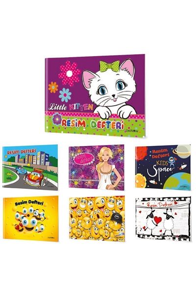 Uninote 30 Sheets Medium Size Picture Notebook - 21x30