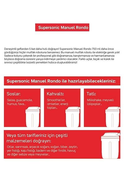 Tupperware Supersonic Manual Rondo