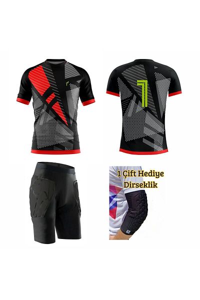 Freysport مجموعة حارس المرمى الملكي بأكمام قصيرة