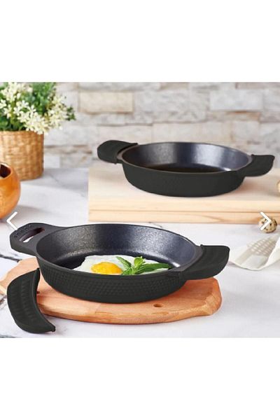 Amboss Kuvars18 22 Cm Cast Iron Pan Set