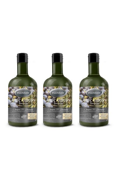 Mecitefendi 400 ml Triple Juniper Tar Shampoo Set