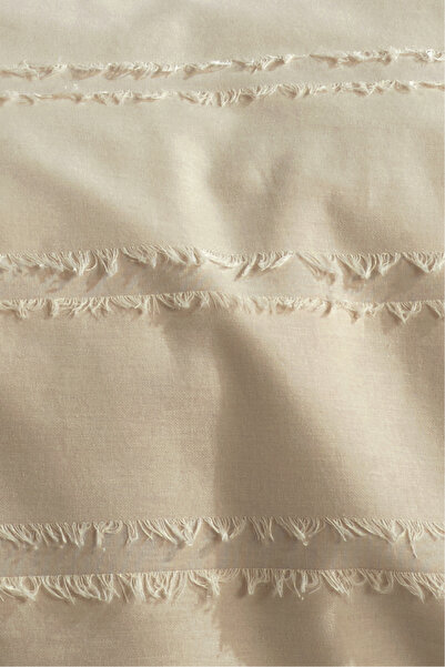 Nordqueen Double Avola Duvet Cover Set - 100% Cotton, Fringed