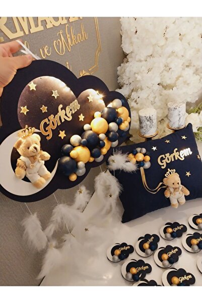 ARMAĞAN BEBEK NİKAH ŞEKERİ Kapi Susu,yastik Ve Magnet(20ADET)