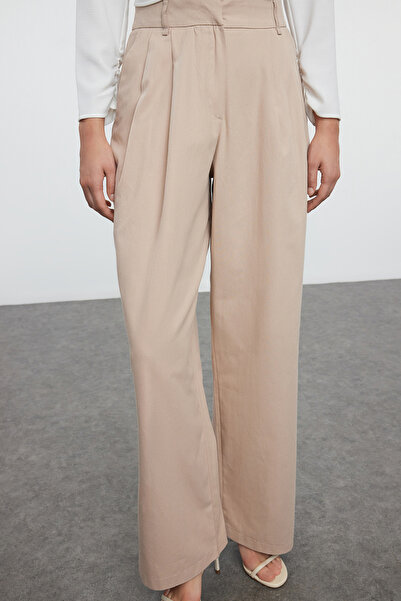 Trendyol Collection Norkové bavlněné kalhoty široké nohavice - TWOAW25PL00040