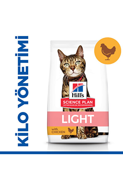 Hill's SCIENCE PLAN Light Tavuklu Yetişkin Kedi Maması 1,5 kg