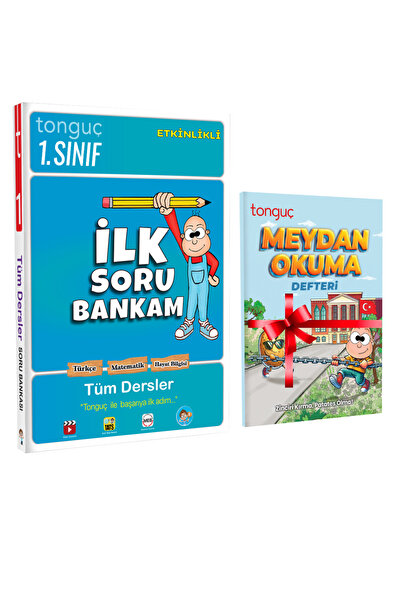 Tonguç Yayınları 1. Sınıf Tüm Dersler Soru Bankası Ve Meydan Okuma Defteri HE...