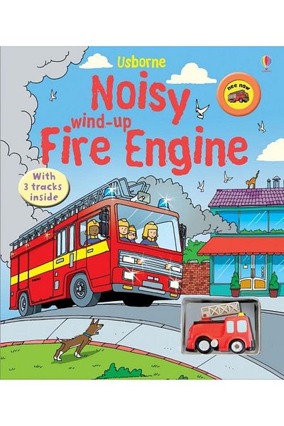 Usborne Noisy Wind-Up Fire Engine Book