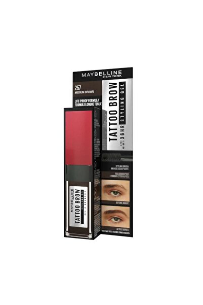 Maybelline New York Tattoo Brow 36h Kaş Maskarası 257 Medium Brown