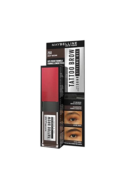 Maybelline New York Tattoo Brow 36h Kaş Maskarası 260 Deep Brown