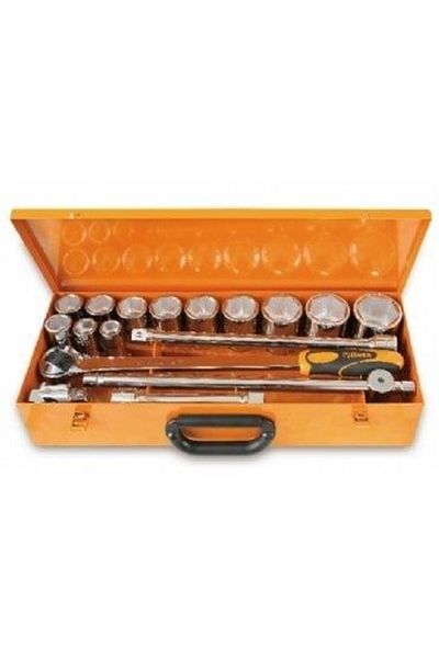 Beta 928as C12 Inch Socket Kit 3/4 12 Pieces 5 Accessories