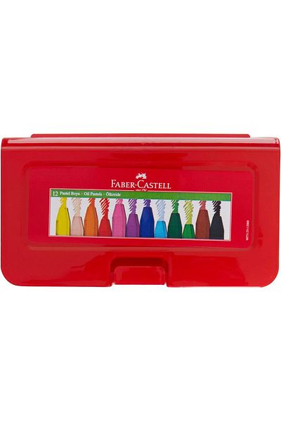 Faber Castell 12-Piece 12-Color Hexagon Plastic Box