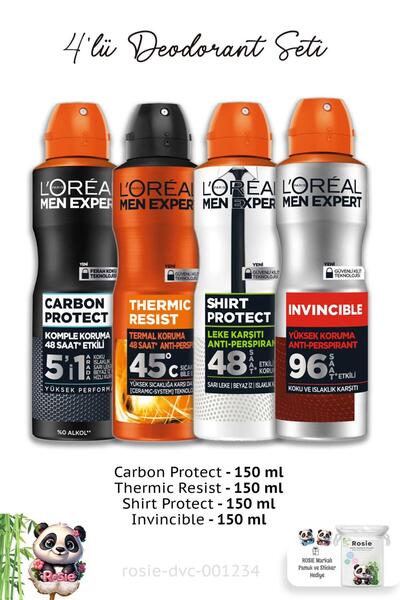 L'Oreal Paris Loreal Paris Men 4'lü Deodorant Seti ve ROSIE