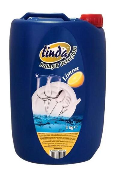 Linda 4 Kg Sıvı Bulasık Deterjanı Limon Kokulu