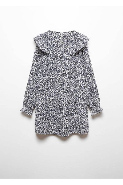 MANGO Kids Rochie Albastra Pentru Copii