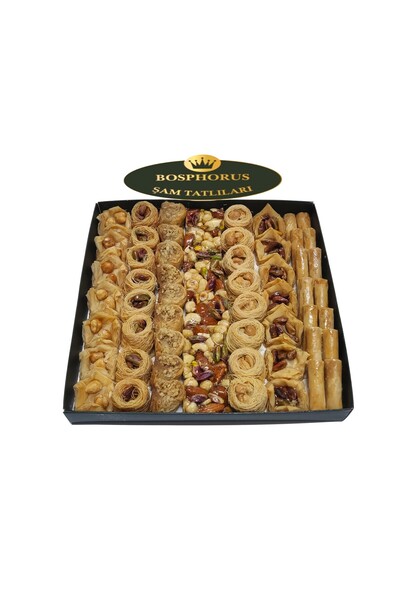 Bosphorus Büyük Boy Karışık Baklava Ve Kadayıf Kutusu (790 GR)