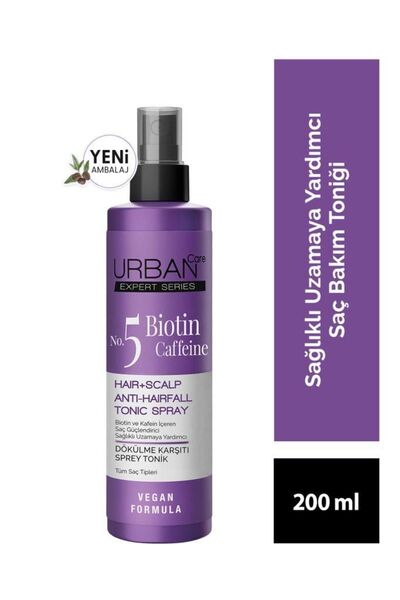 Urban Care EXPERT SERİES BİOTİiN AND CAFFeEİNE ANTİ-LOSS HAİR TONİC-AİDS FAST...