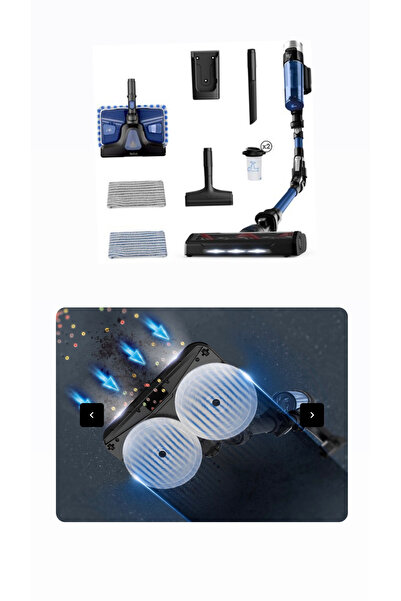TEFAL X-Force Flex 13.60 Allergy Aqua Aerospin Şarjlı Dikey Süpürge