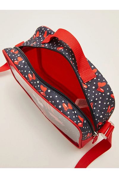 LC Waikiki Lcw Accessories Navy Blue Printed Minnie Mouse Licensed Lunch Box for Girls